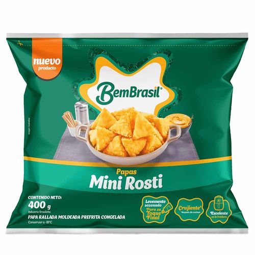 Papas Mini Rosti BEM BRASIL Bolsa 400g