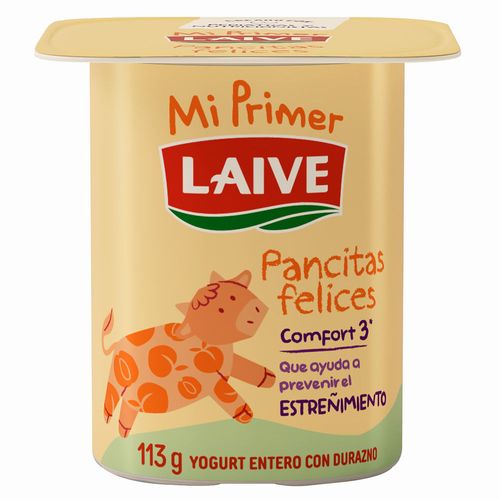 Yogurt Entero LAIVE Mi Primer Durazno Vaso 113g