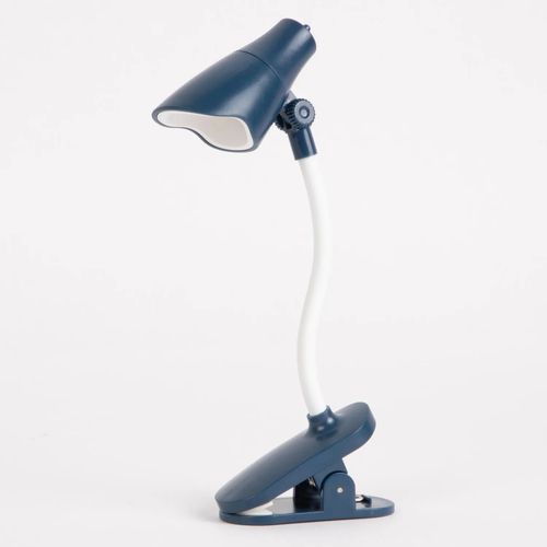 Lámpara de Escritorio LED Celeste Compacta y Moderna para Oficina y Estudio