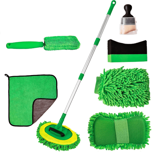 Kit de Limpieza  Microfibra Lavado para Autos 7pcs