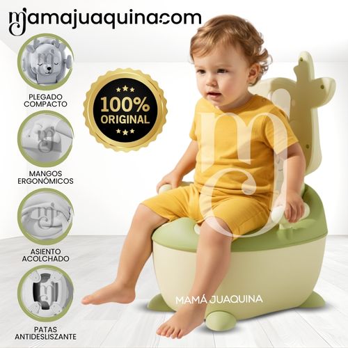 Bacin Entrenamiento para Bebé «BAMBI» de Lujo Verde