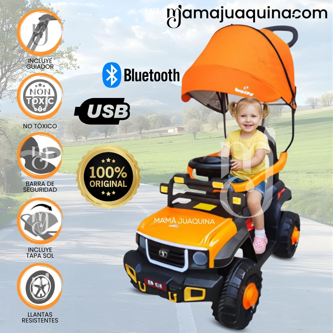 Correpasillo Guiador Buggy «TOYOTITA » para Niños Naranja