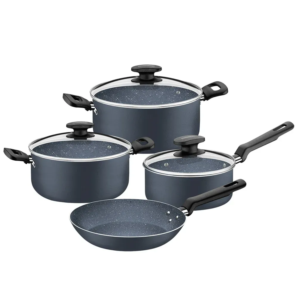 Juego de Ollas TRAMONTINA Max Azul 7pzas