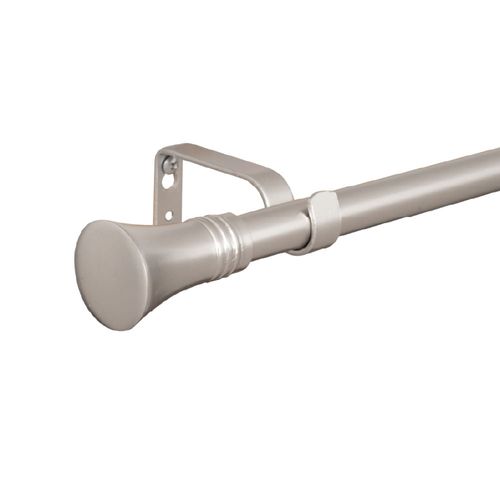 Set Cortina Extensible 16/19mm 170-320cm Conic Plata Metalhsa