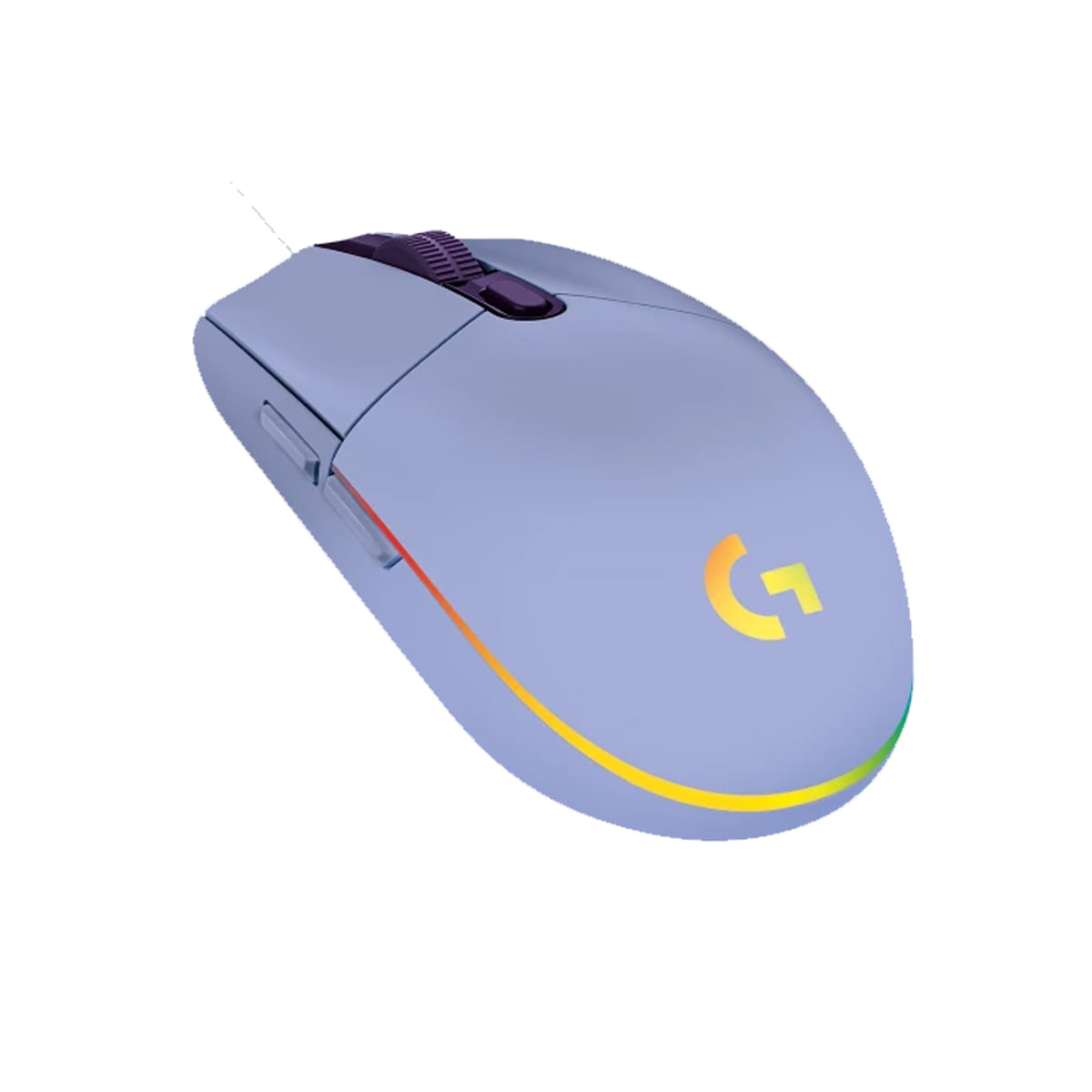 Mouse Logitech G203 Lightsync Optical 8000 Dpi Rgb Lila