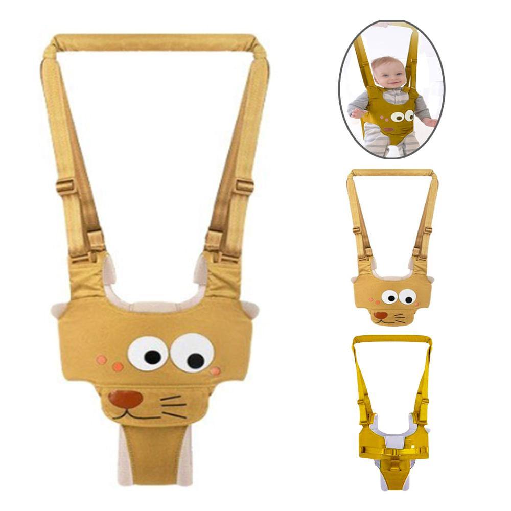 Arnes Caminador 2 en 1 Ojitos Mostaza para Bebe