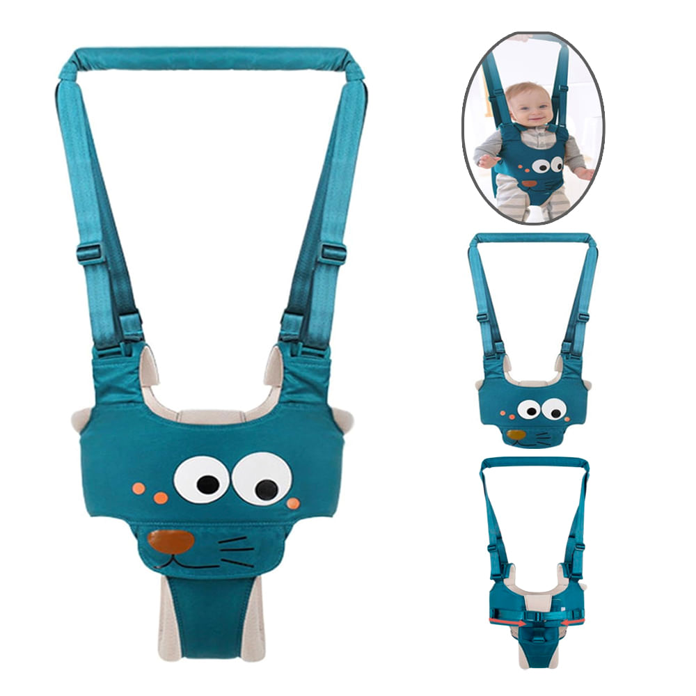 Arnes Caminador 2 en 1 Ojitos Verde Jade para Bebe