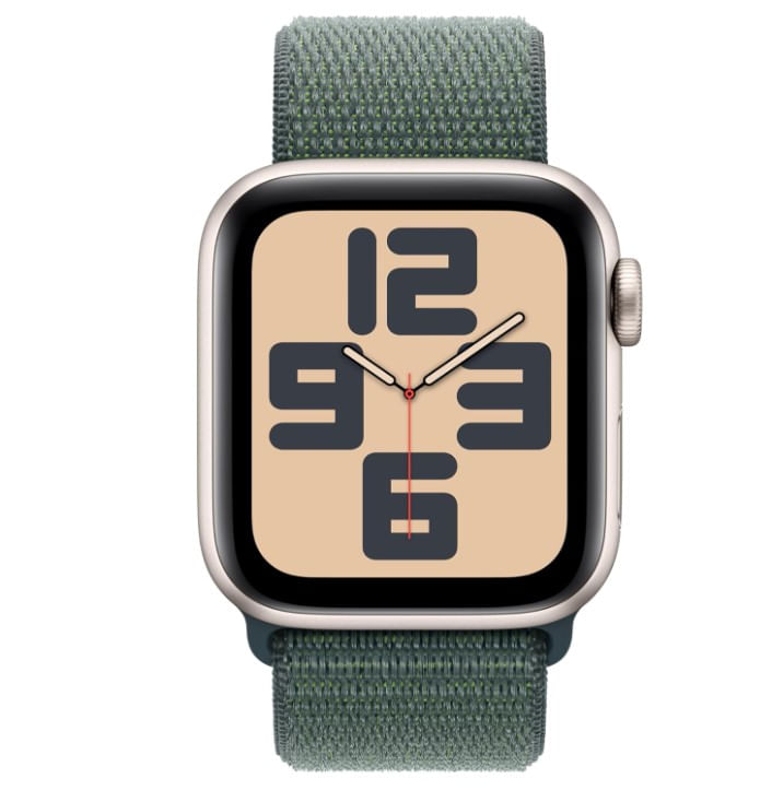 Smartwatch Apple Watch SE 2TH, GPS 40mm Aluminio con correa loop verde, Color Starlight