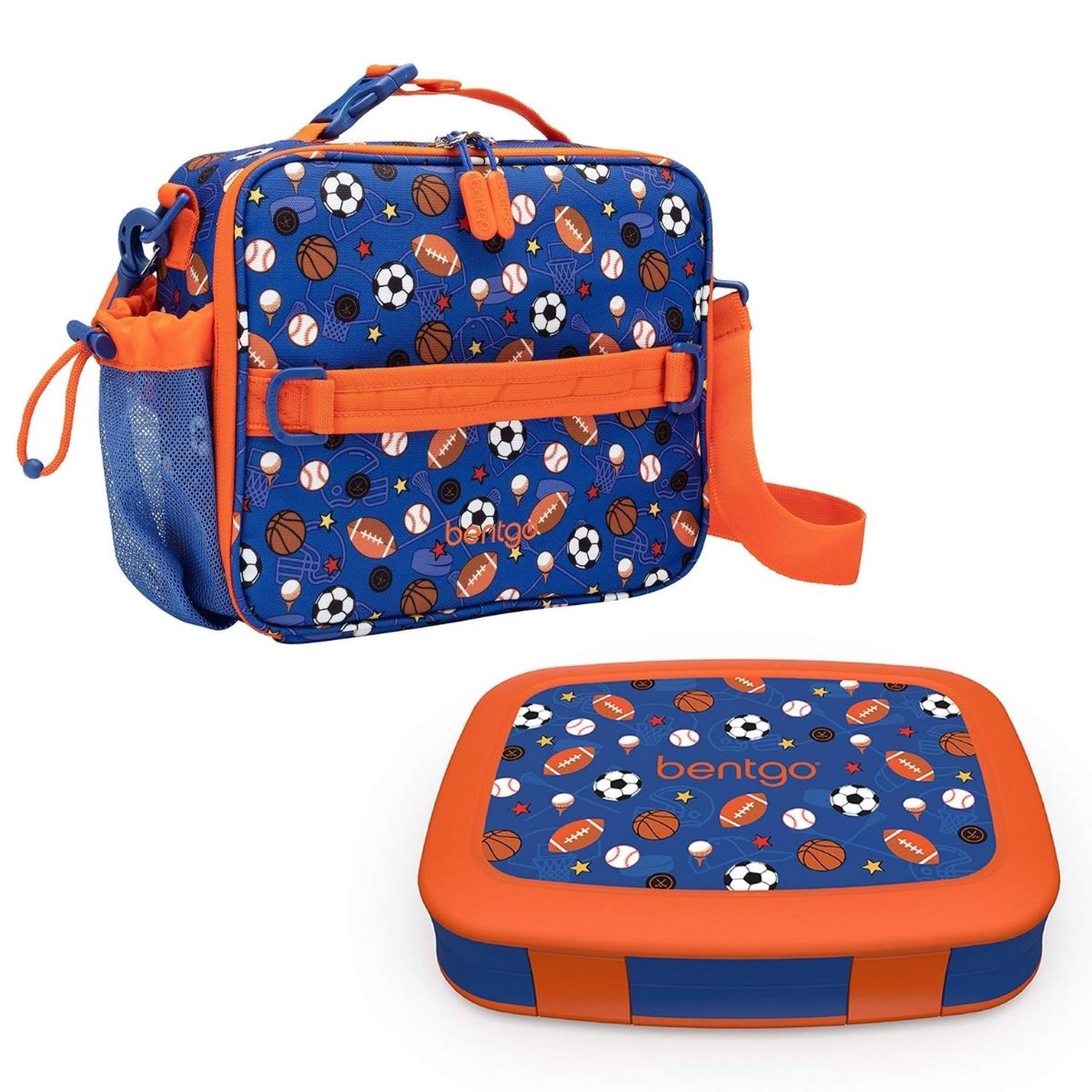 Set Lonchera y Porta Lonchera Bentgo Kids - Balones