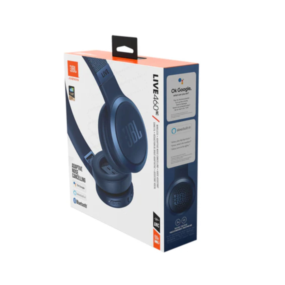 Audífonos JBL Live 460NC Inalámbricos Azul