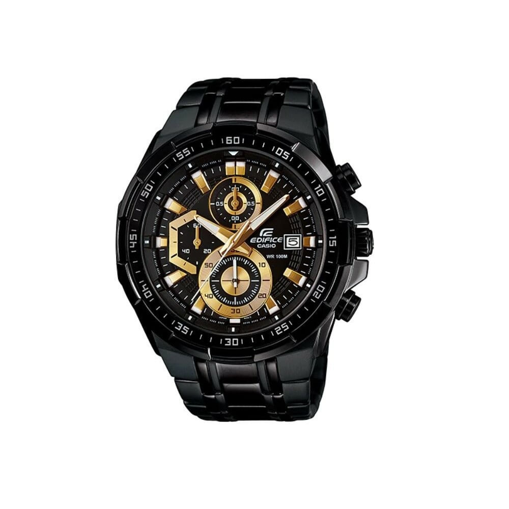 Reloj Casio Edifice Efr 539bk 1a9 Gold and Black para Caballero
