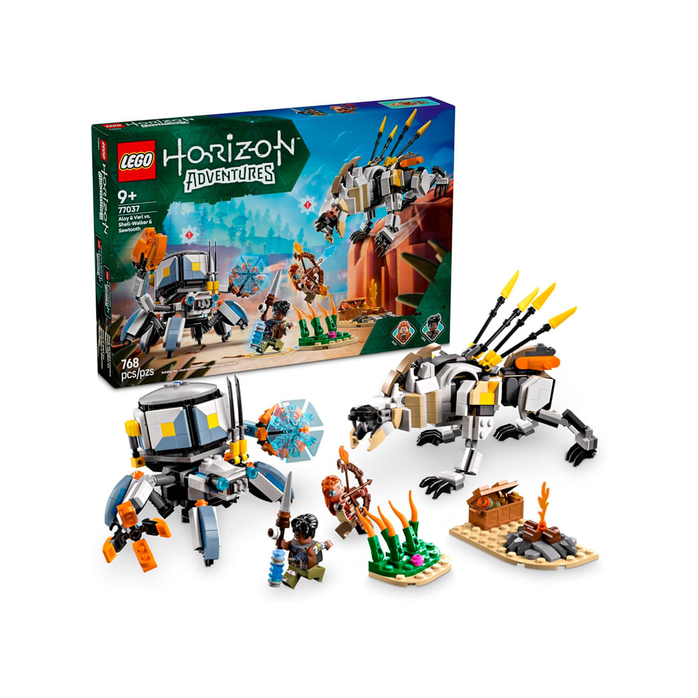 LEGO Horizon Aloy Varl vs Shell Walker Sawtooth 77037