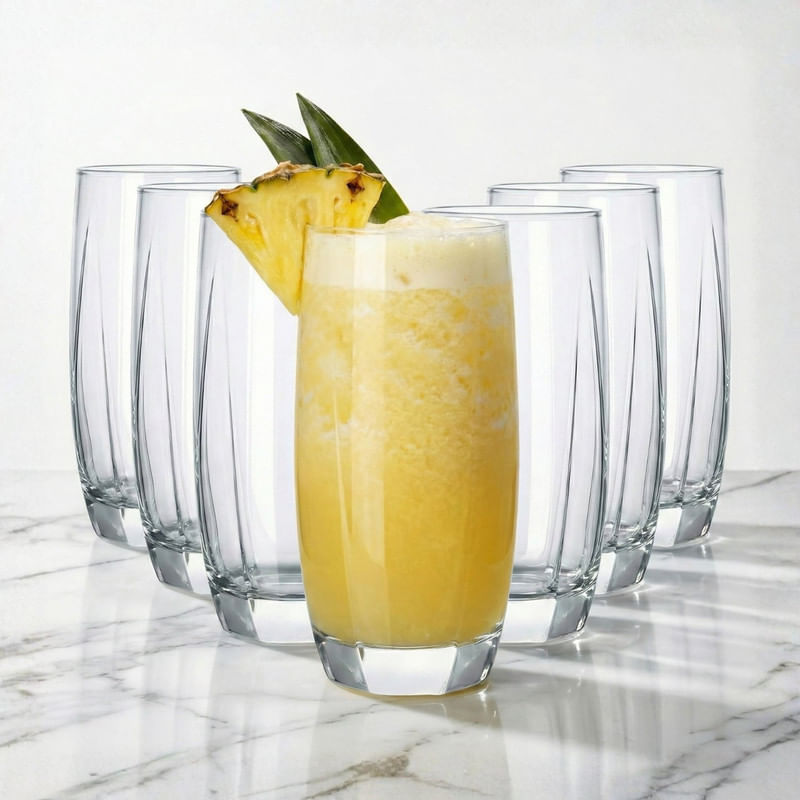 Set 6 Vasos Capri Long Vidrio 425ml Nadir