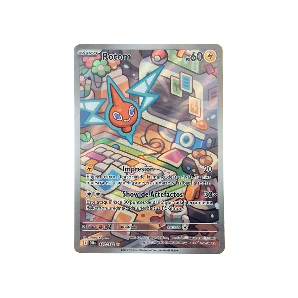 Pokemon TCG Rotom 197 182 Español Latino