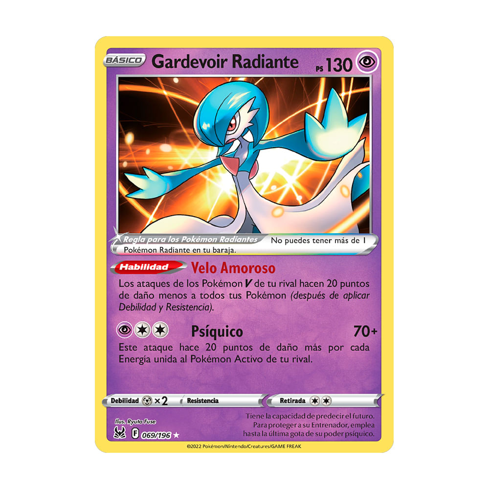 Pokemon TCG Gardevoir Shiny 069 196 Español