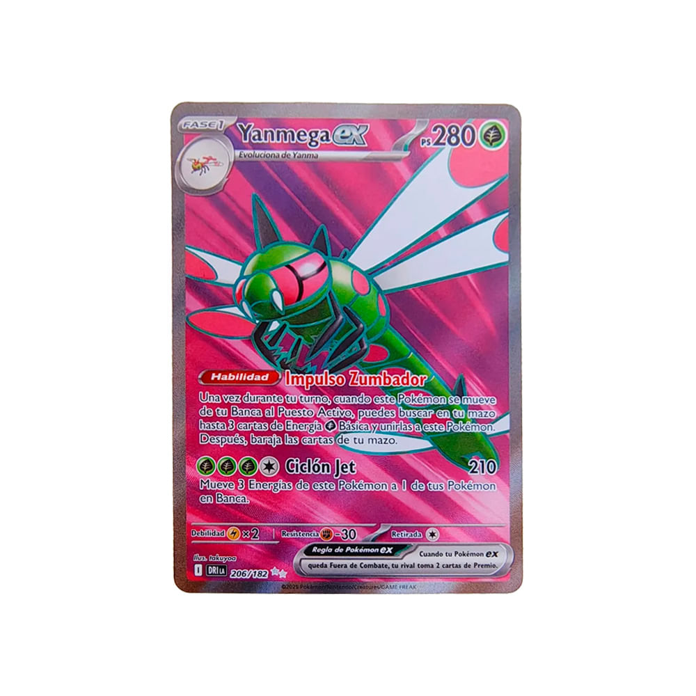 Pokemon TCG Yanmega Ex 206 182 Español Latino