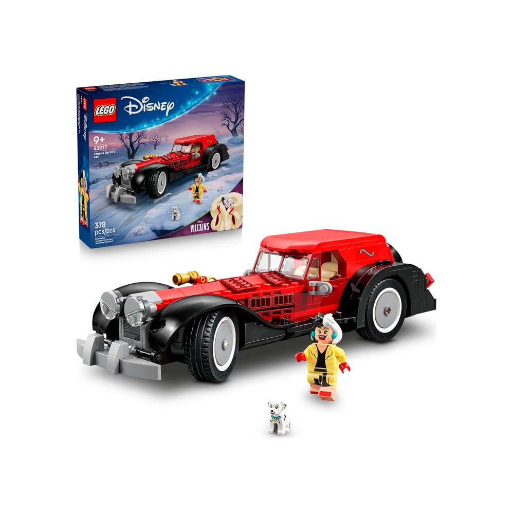 LEGO Disney Cruella De Vils Car Building Toy 43277