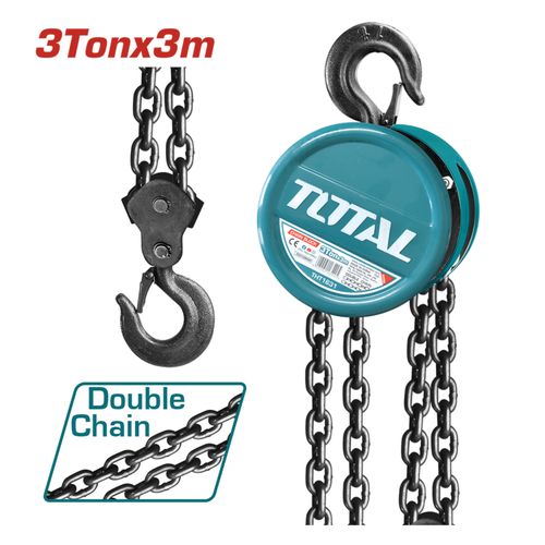 Tecle 3 tonelada 3 metros Doble Cadena Total THT1631