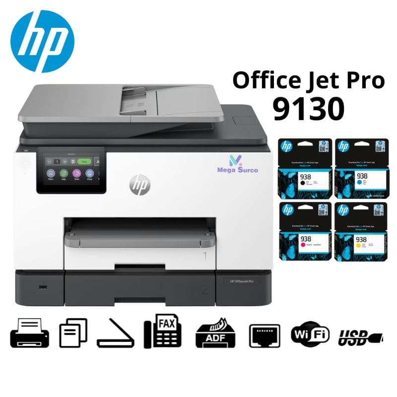 IMPRESORA MULTIFUNCIONAL HP OFFICEJET PRO 9130 ADF 404K5C