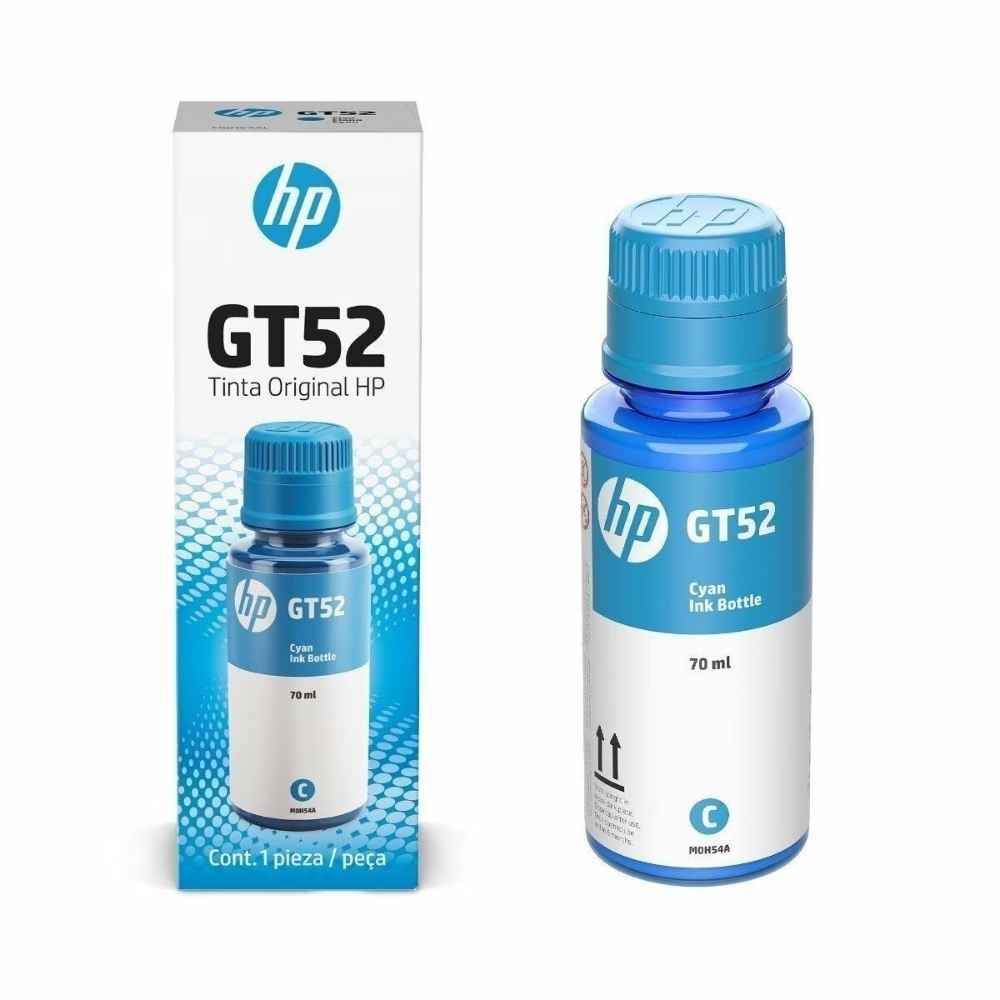 TINTA HP GT52 CYAN (M0H54AL) 70ML ORIGINAL