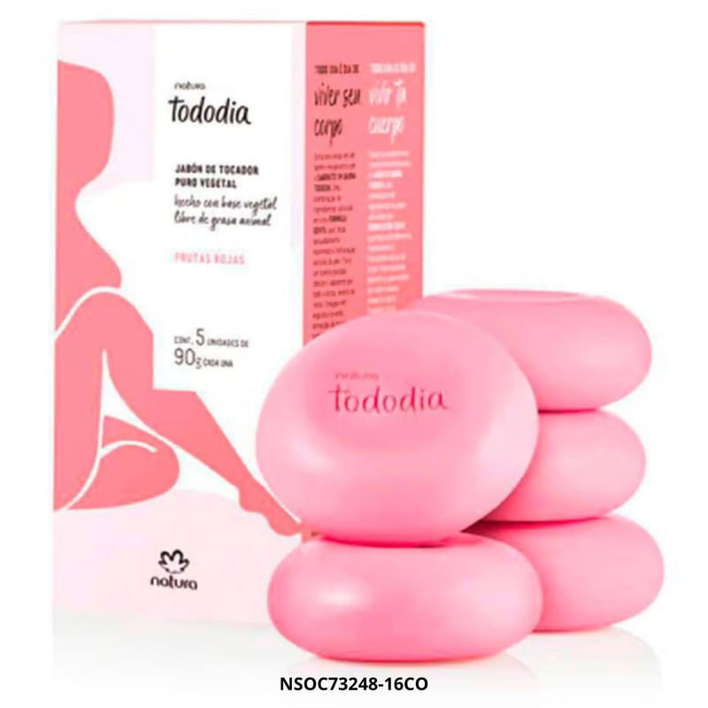 Jabones Natura Tododia Frutas Rojas de Tocador