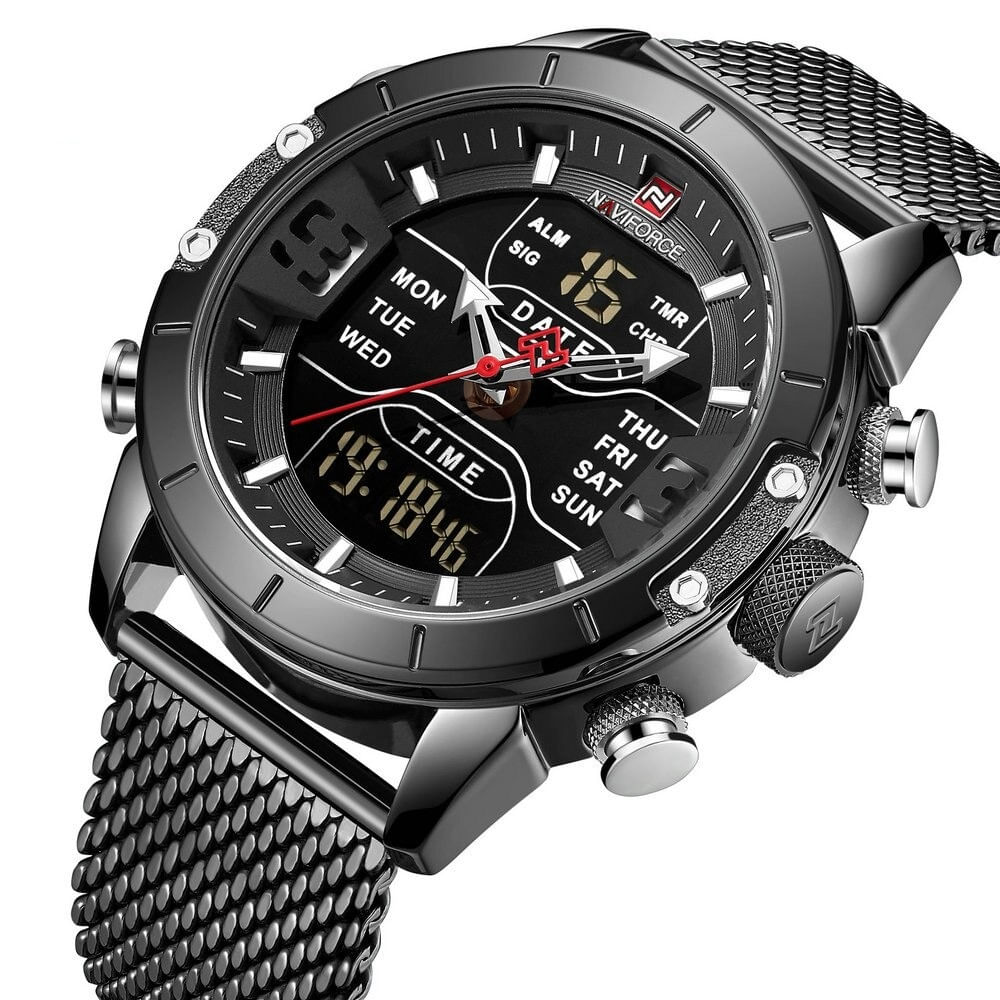 Reloj Hombre NAVIFORCE 9153 Negro Análogo-Digital