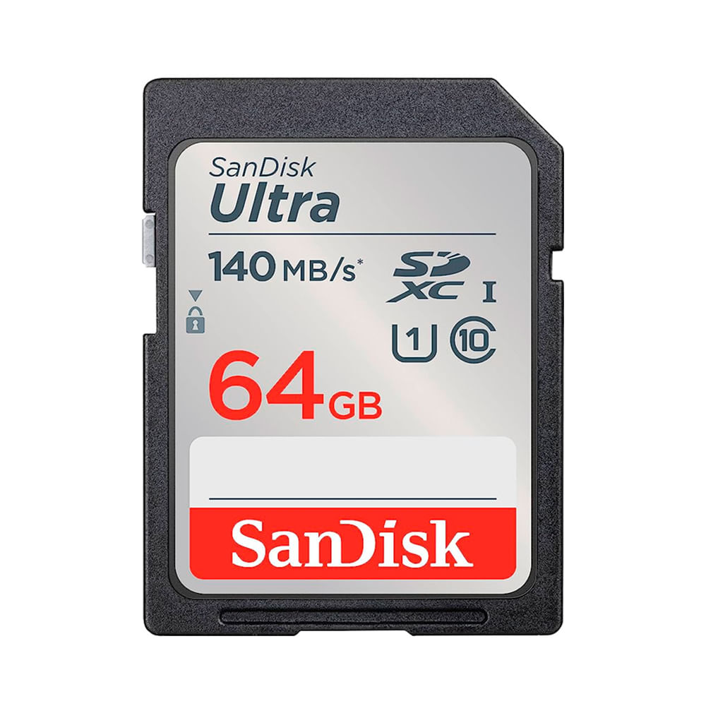 Memoria SD Sandisk Ultra 64GB - R140mb - Fotobuy Store
