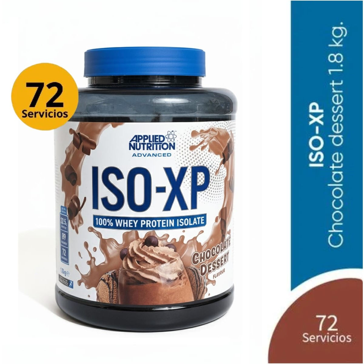 Proteína Applied Nutrition ISO-XP 100% WheyProtein 1.8 kg Sabor Chocolate Dessert