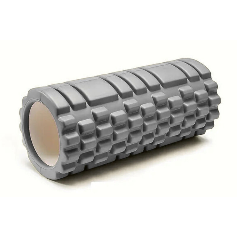 Rodillo de Yoga Foam Roller de Espuma 33 x 14cm Gris