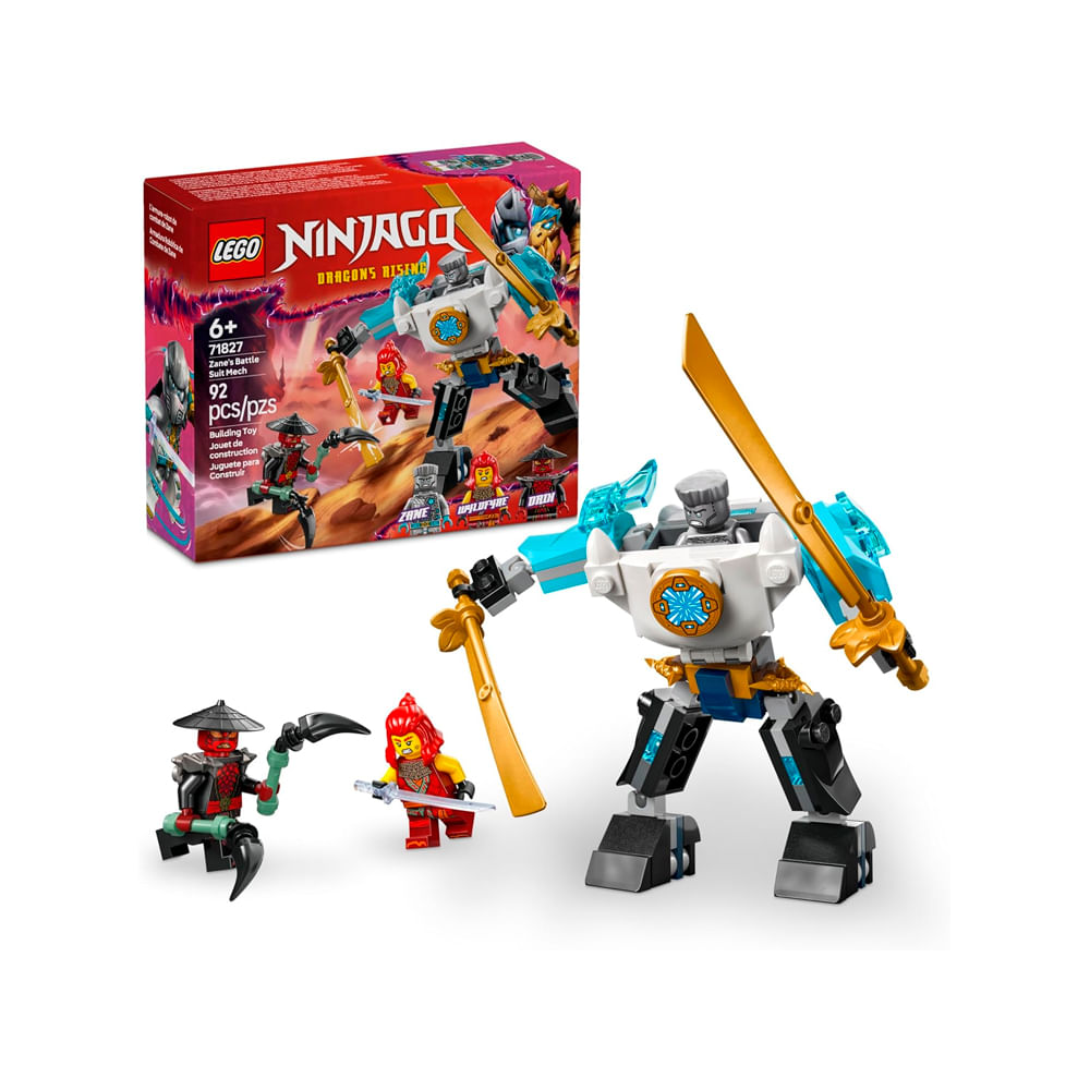 LEGO NINJAGO Zanes Battle Suit Mech Ninja Toy 71827