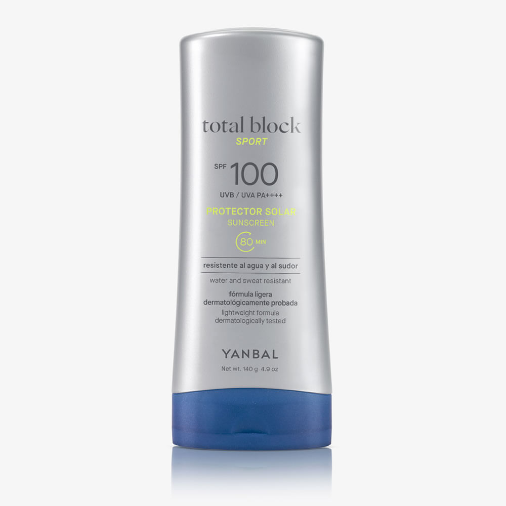 Protector Solar Total Block Sport SPF 100 Yanbal 140g