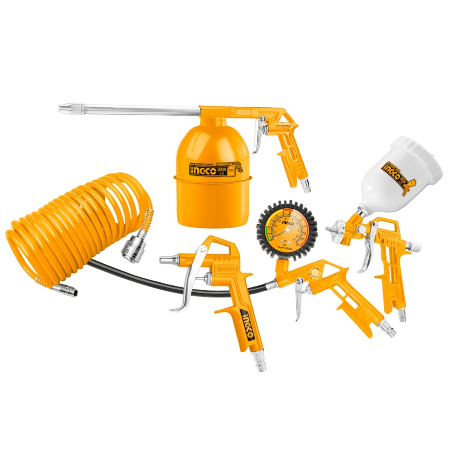 KIT COMPRESOR PLASTICO AKT0053-1 5PCS INGCO