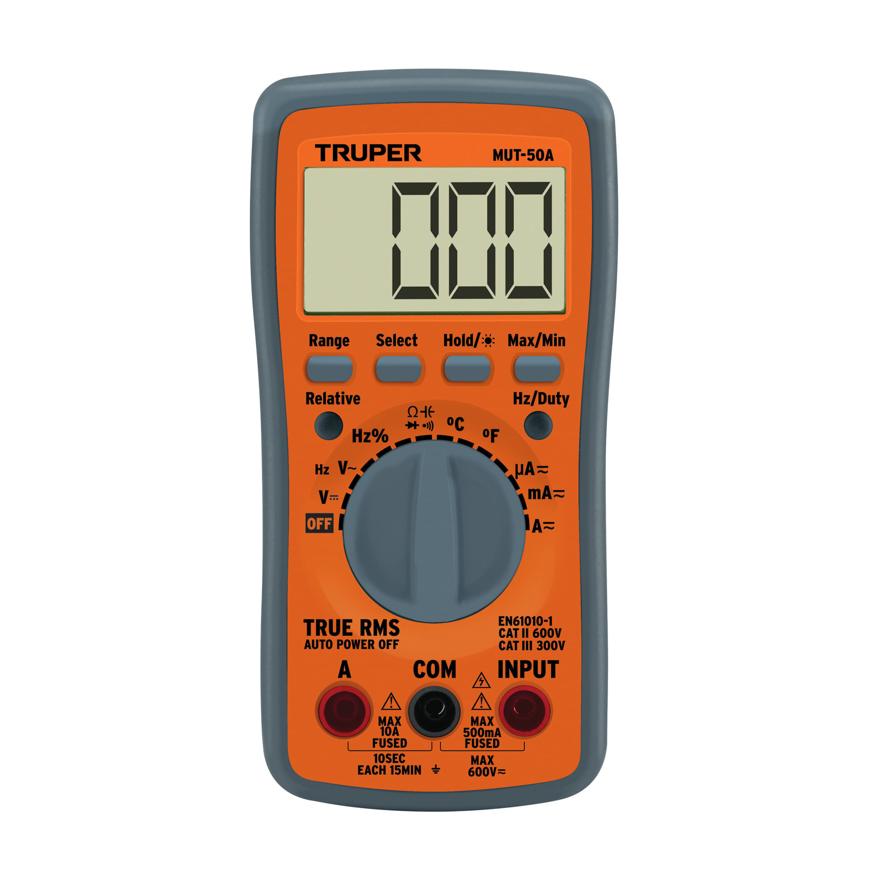 Mulitester Digital Auto Rango Deluxe Truper