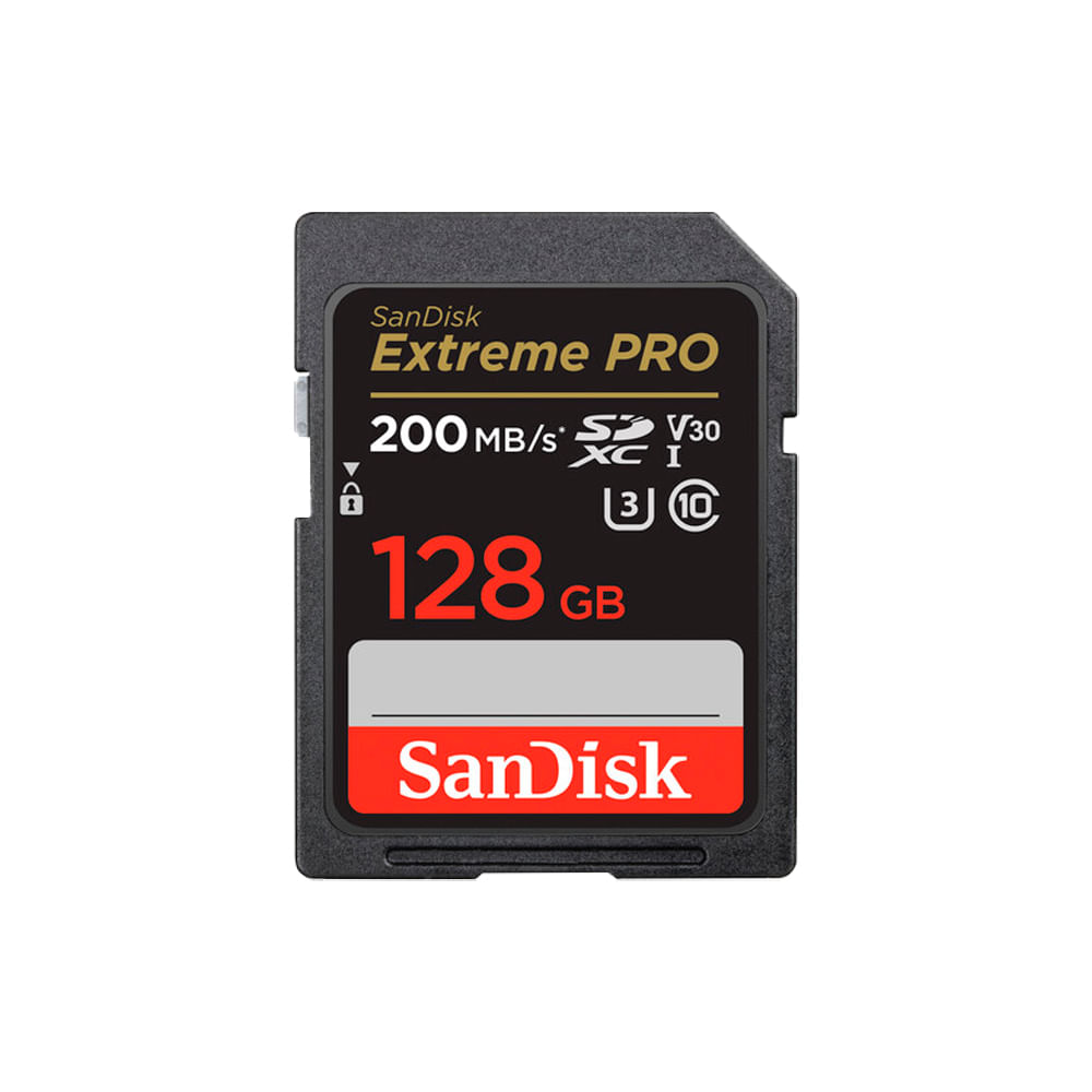 Memoria SD Sandisk 128GB - R200mb - W90mb - Extreme Pro - Fotobuy Store