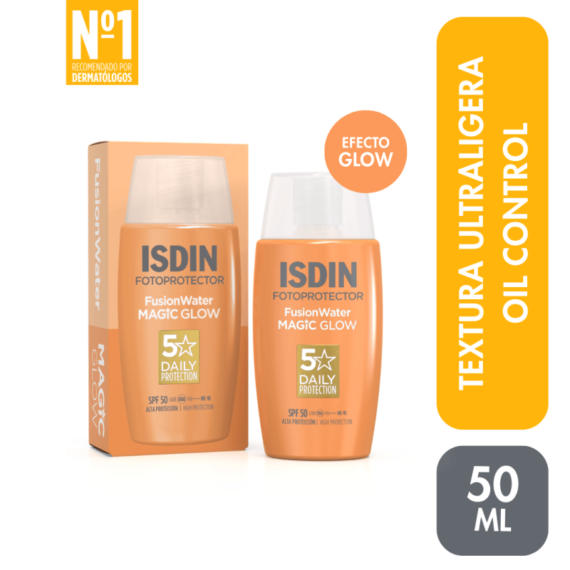 Fotoprotector Isdin Fusion Water Magic Glow SPF50 - 50ml