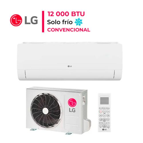 Aire Acondicionado LG Split De 12,000 BTU/H Convencional Frío Solo