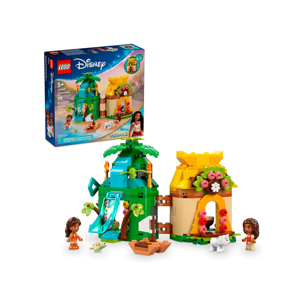 LEGO Disney Moana Island Fun Building Playset 43260