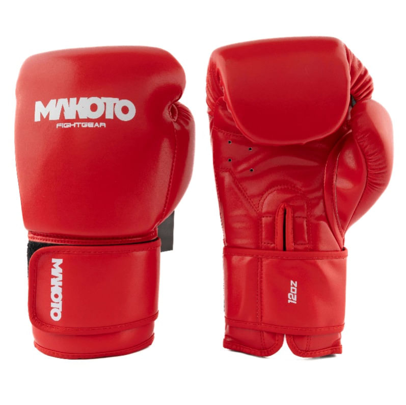 GUANTES DE BOXEO MAKOTO BASIC ROJO 12OZ