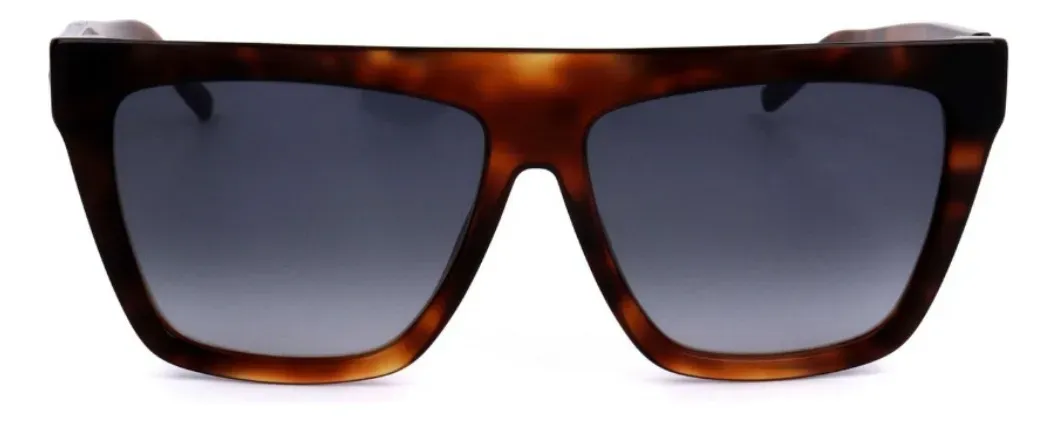 Lentes De Sol Hugo Boss Rectangular Para Mujer Dark Havanna