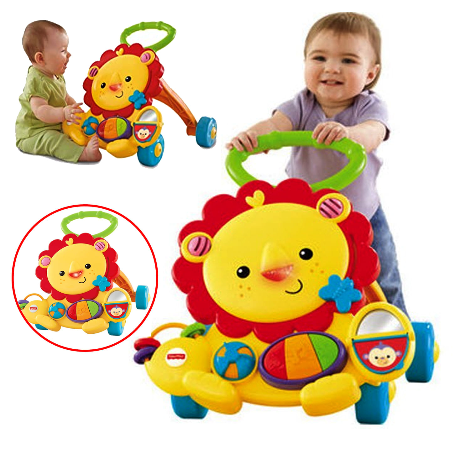 Andador Caminador Ideal con Luces y Música 2 en 1 León
