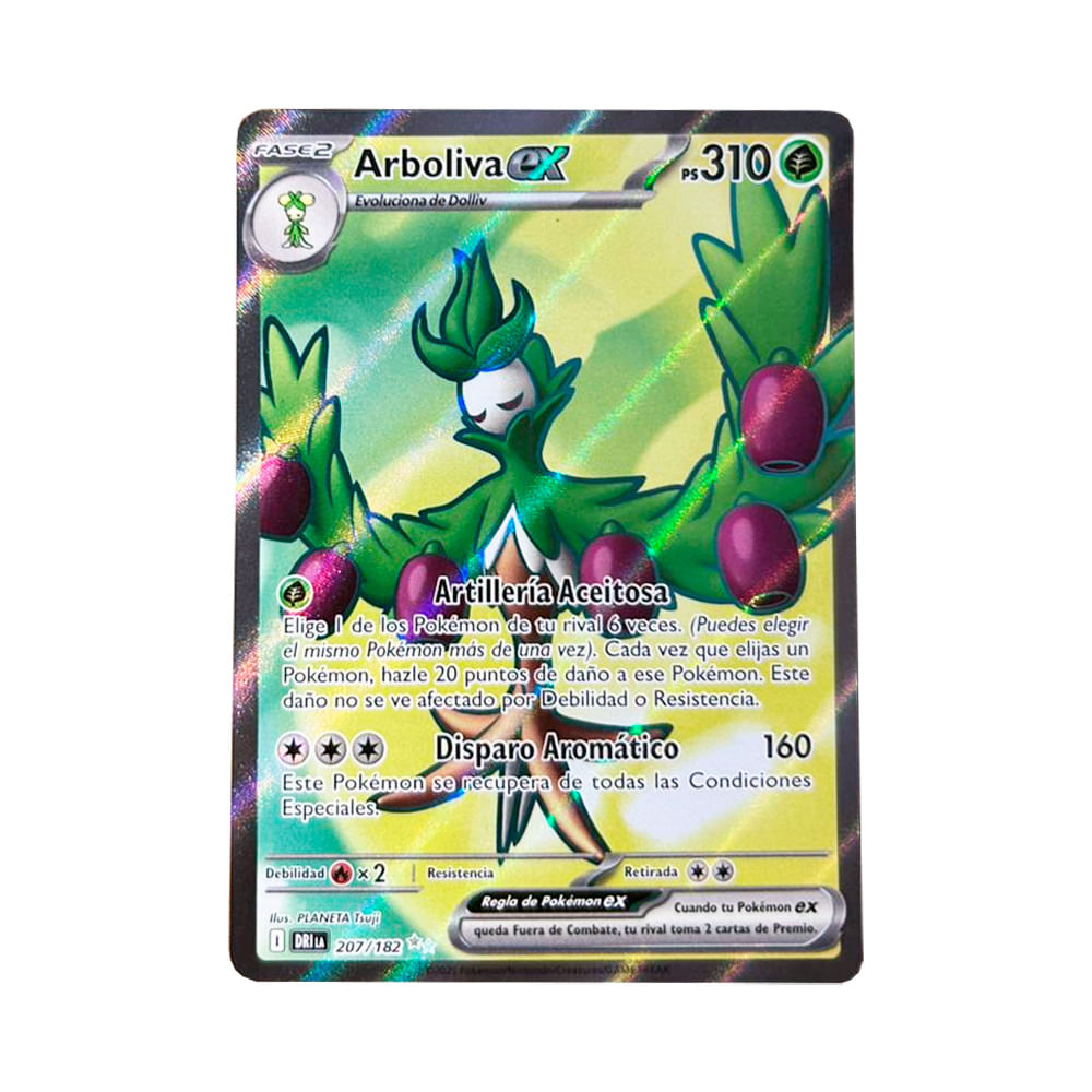 Pokemon TCG Arboliva Ex 207 182 Español Latino