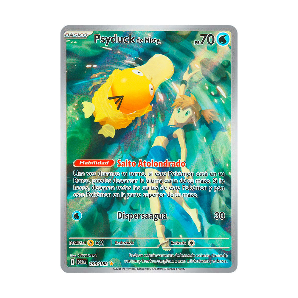Pokemon TCG Psyduck de Misty 193 182 Español Latino