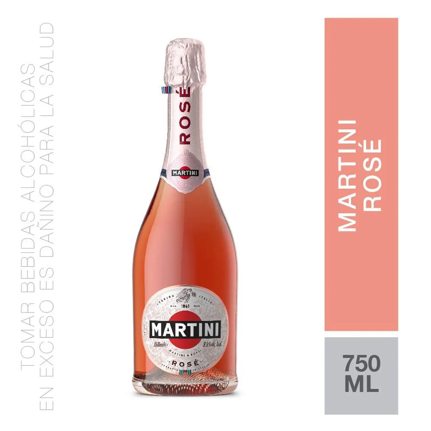 Espumante Martini Rosé Botella 750 mL
