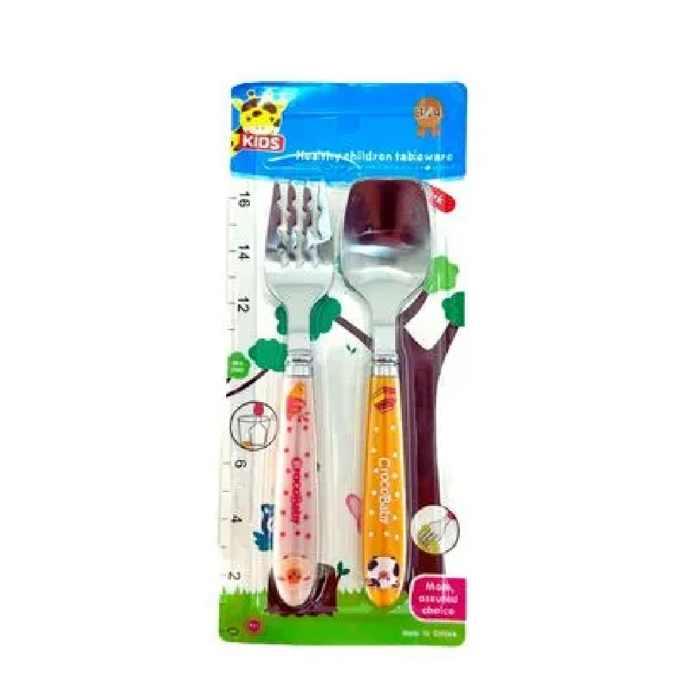 Jgo Cubiertos x2 Pza m/Animado - 10099001