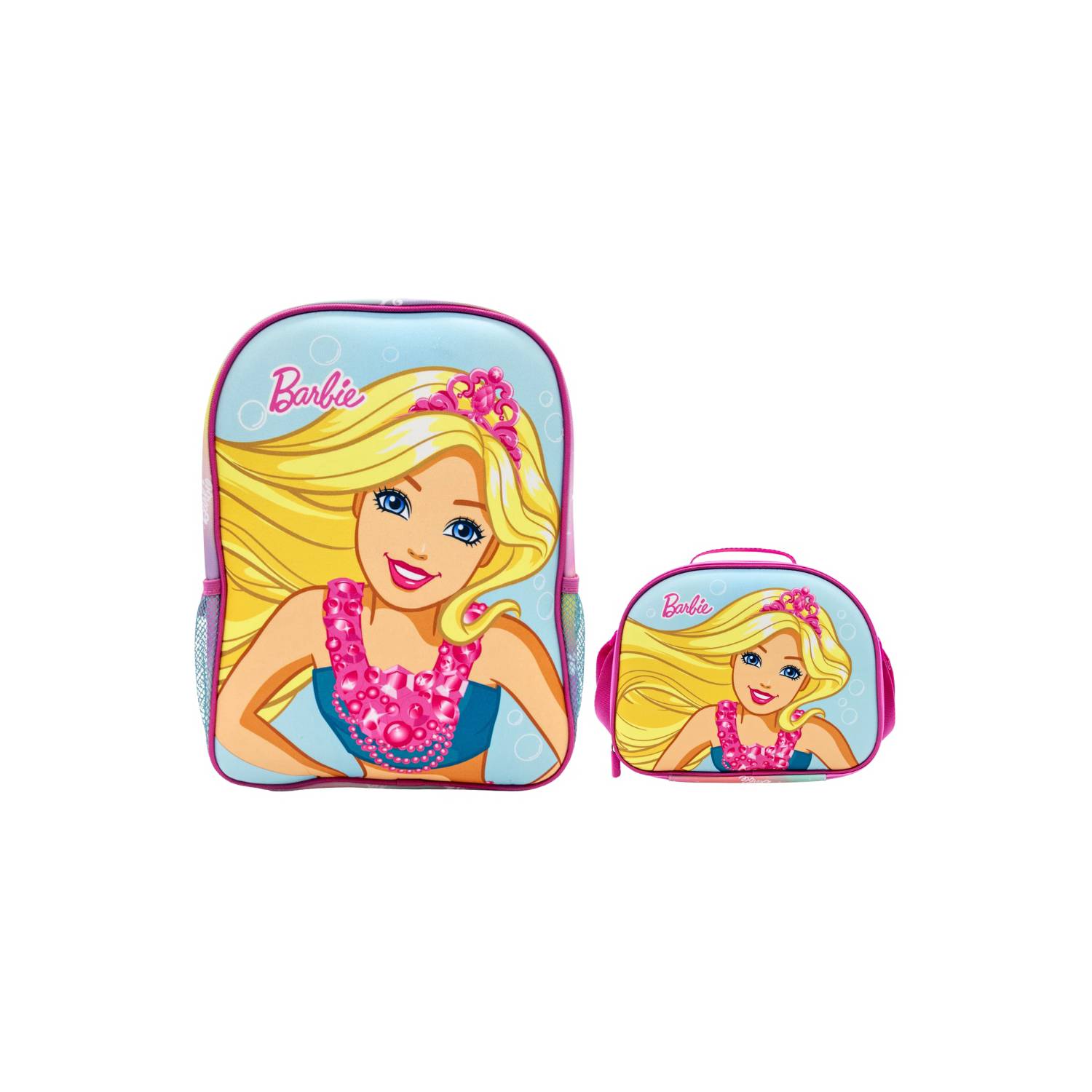 Set Mochila Lonchera Barbie