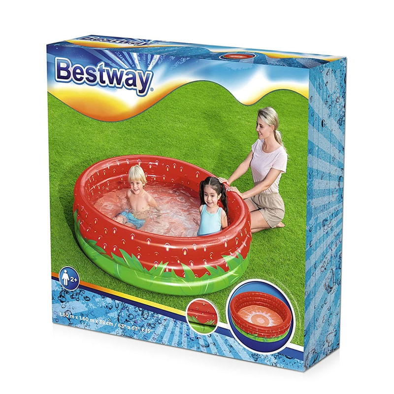 Bestway Piscina Inflable de Fresita para Bebés