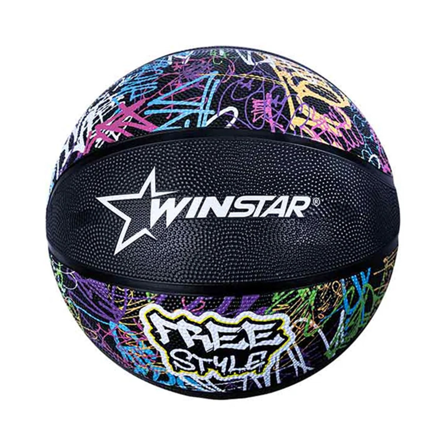 PELOTAS PARA BÁSQUET TAMAÑO #7 FREE STYLE/ RUSH WINSTAR MULTICOLOR