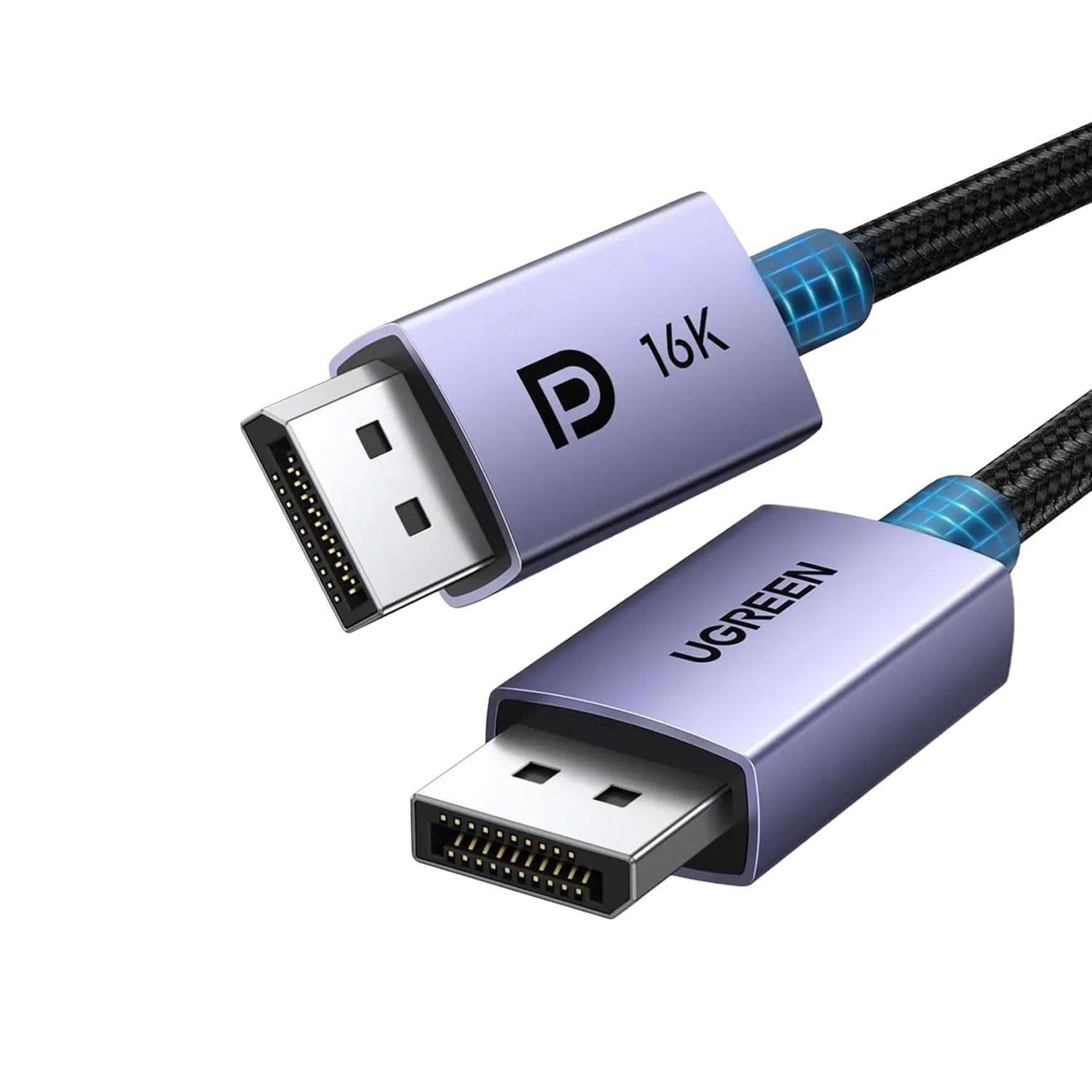 Cable Ugreen DisplayPort 2.1 16K 30Hz 40Gbps 1m 15383