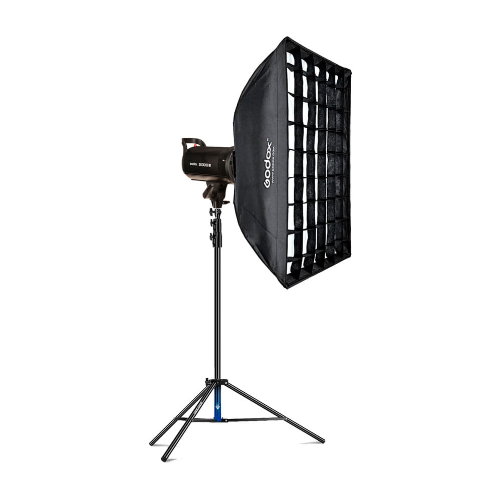 Combo Flash Godox SK300II-V + Parante + Softbox FW6090