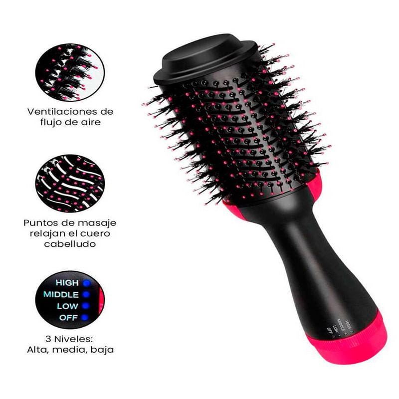 Cepillo Secador 3 en 1 Frizz-Free